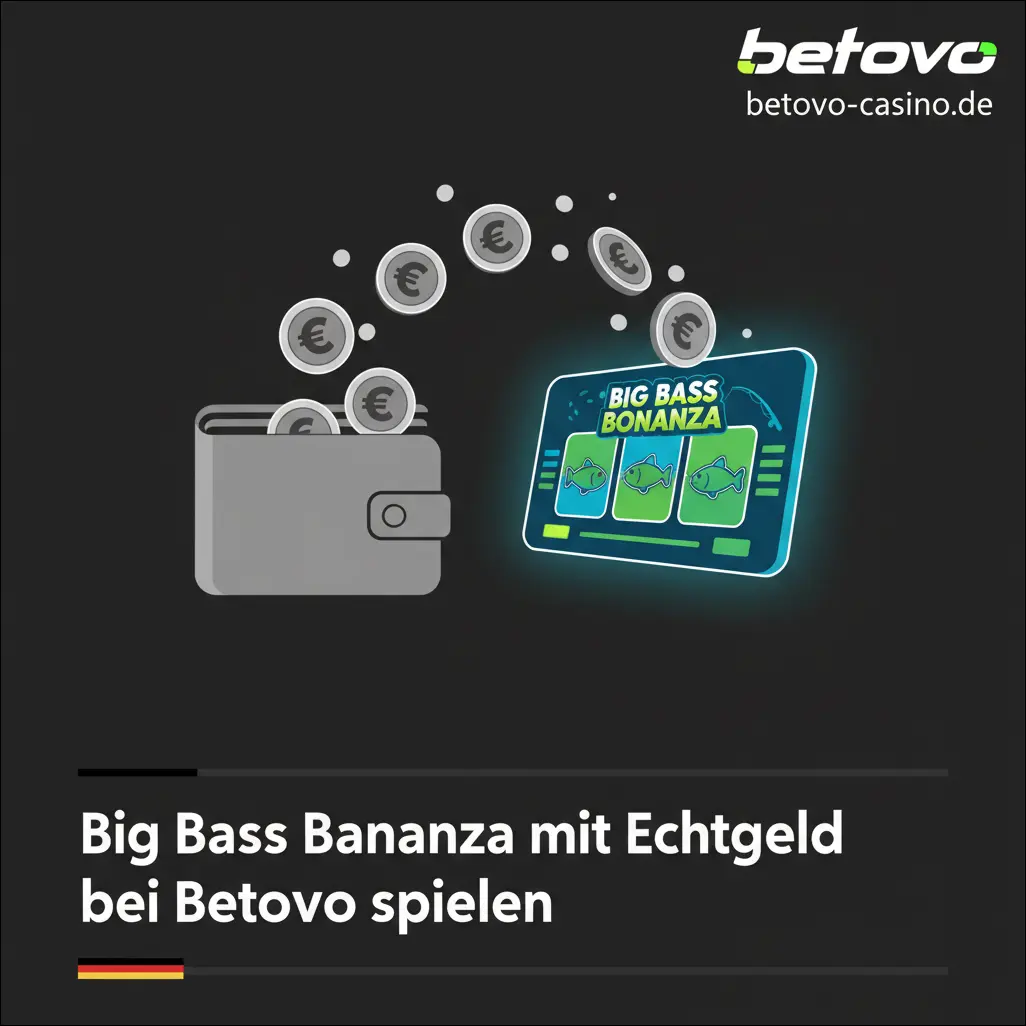 Big Bass Bonanza mit Echtgeld bei Betovo spielen