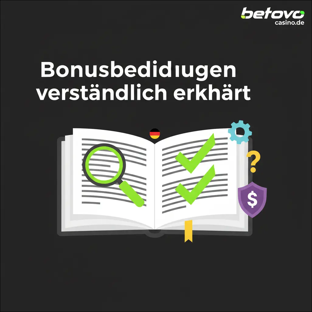 Bonusbedingungen verständlich erklärt