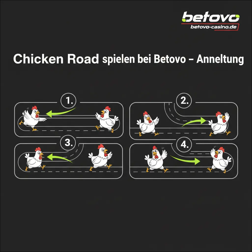 Chicken Road spielen bei Betovo – Anleitung