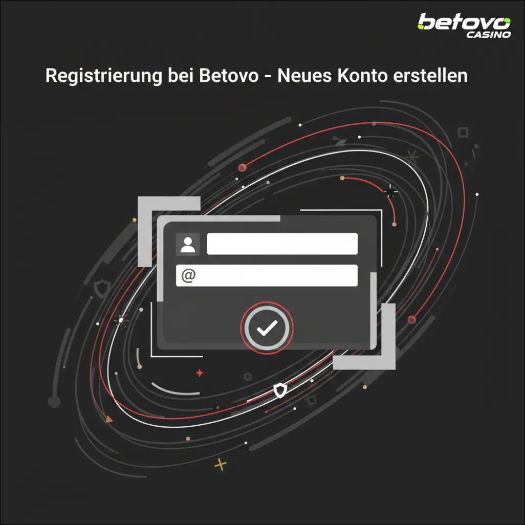 Registrierung bei Betovo – Neues Konto erstellen